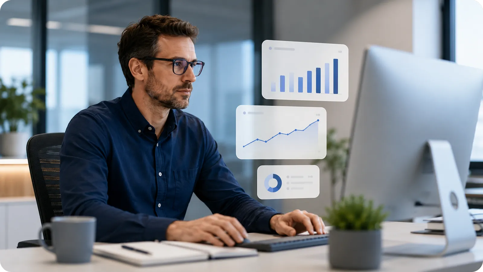 Reporting and insights dashboards: revenue trends, performance charts, and operational breakdowns